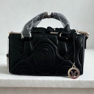 Valentino Orlandi Black Quilted Purse